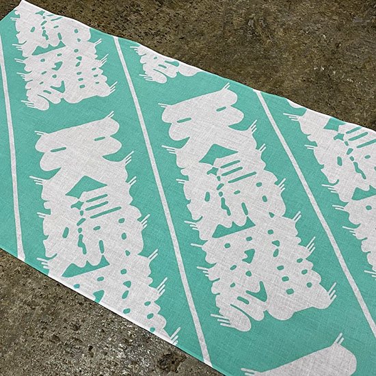 天婦羅髭文字手拭い / tempra higemoji Japanese Towel